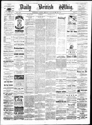 Daily British Whig (1850), 21 Jan 1884