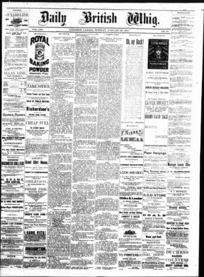 Daily British Whig (1850), 29 Jan 1884