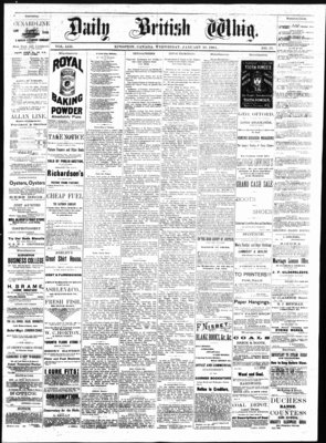 Daily British Whig (1850), 30 Jan 1884