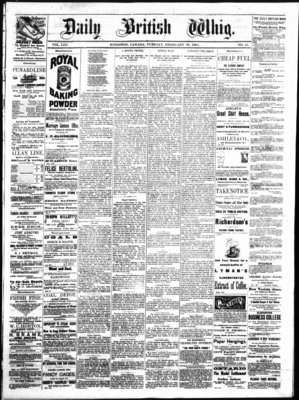 Daily British Whig (1850), 19 Feb 1884