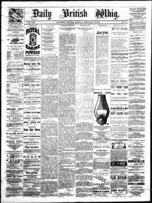 Daily British Whig (1850), 25 Feb 1884