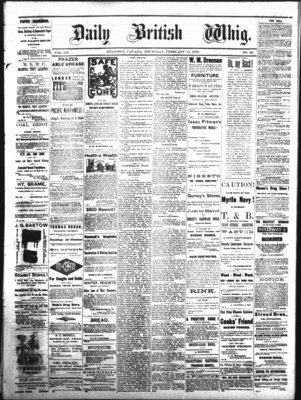 Daily British Whig (1850), 15 Feb 1883