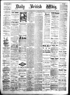 Daily British Whig (1850), 27 Feb 1883