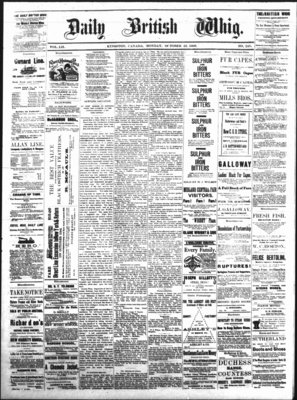 Daily British Whig (1850), 22 Oct 1883