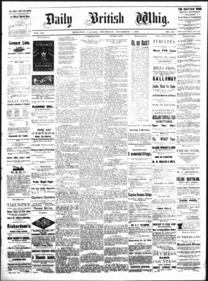 Daily British Whig (1850), 1 Nov 1883