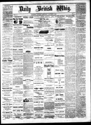 Daily British Whig (1850), 14 Jan 1882