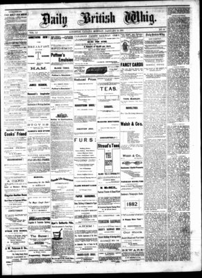 Daily British Whig (1850), 16 Jan 1882