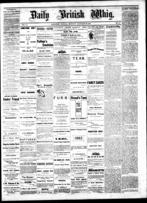 Daily British Whig (1850), 23 Jan 1882