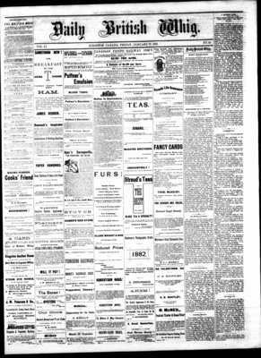 Daily British Whig (1850), 27 Jan 1882