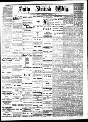 Daily British Whig (1850), 8 Feb 1882