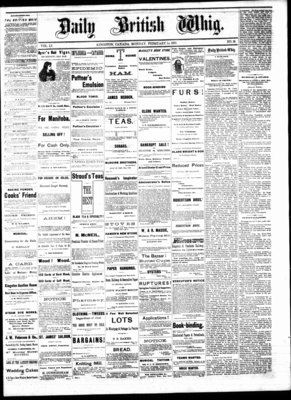 Daily British Whig (1850), 13 Feb 1882