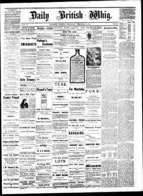 Daily British Whig (1850), 16 Feb 1882