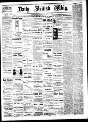 Daily British Whig (1850), 24 Apr 1882