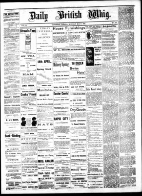 Daily British Whig (1850), 1 May 1882