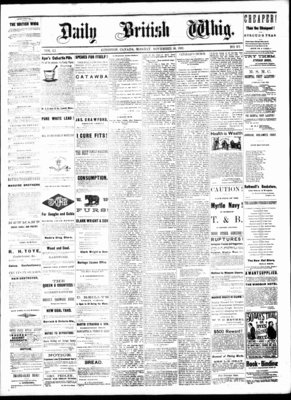 Daily British Whig (1850), 20 Nov 1882