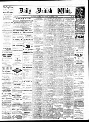 Daily British Whig (1850), 25 Nov 1882