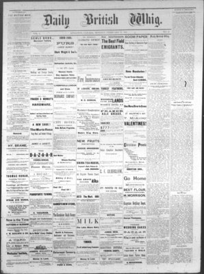 Daily British Whig (1850), 21 Feb 1881