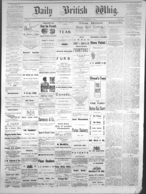 Daily British Whig (1850), 30 Nov 1881