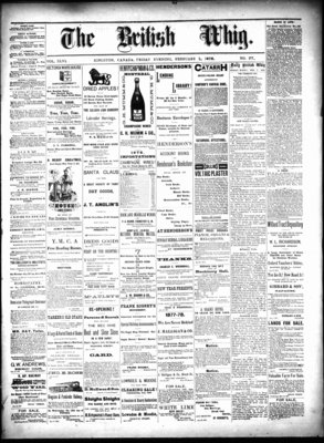 Daily British Whig (1850), 1 Feb 1878