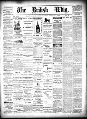 Daily British Whig (1850), 2 Feb 1878