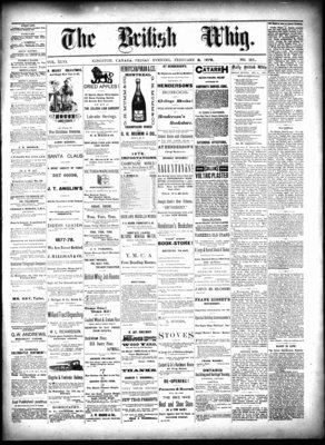 Daily British Whig (1850), 8 Feb 1878