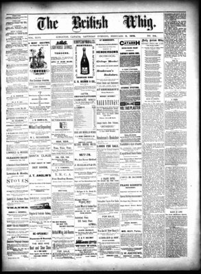 Daily British Whig (1850), 9 Feb 1878