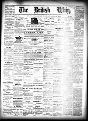 Daily British Whig (1850), 25 Nov 1878