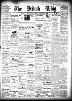 Daily British Whig (1850), 29 Nov 1878