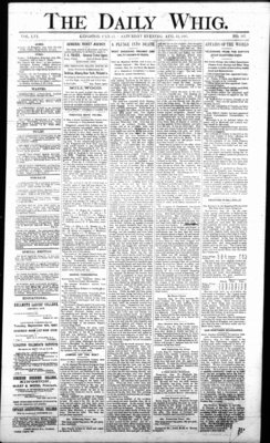 Daily British Whig (1850), 13 Aug 1887