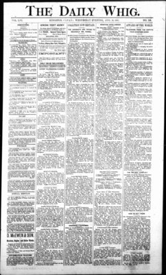 Daily British Whig (1850), 24 Aug 1887