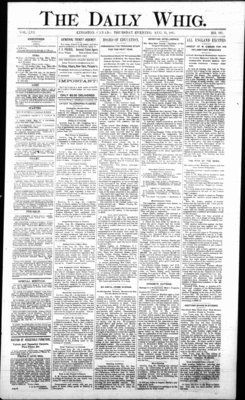 Daily British Whig (1850), 25 Aug 1887