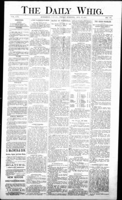 Daily British Whig (1850), 26 Aug 1887