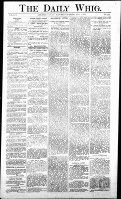 Daily British Whig (1850), 27 Aug 1887