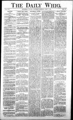 Daily British Whig (1850), 3 Sep 1887