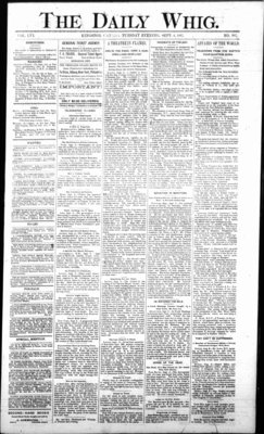 Daily British Whig (1850), 6 Sep 1887