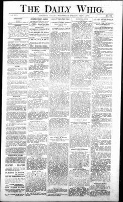 Daily British Whig (1850), 7 Sep 1887