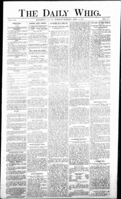 Daily British Whig (1850), 13 Sep 1887