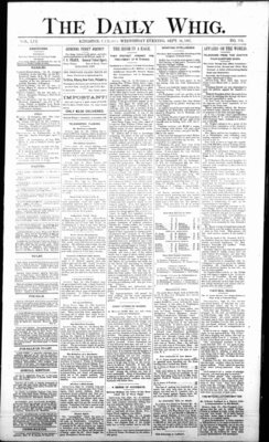 Daily British Whig (1850), 14 Sep 1887