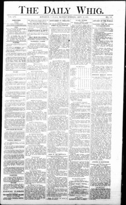 Daily British Whig (1850), 19 Sep 1887