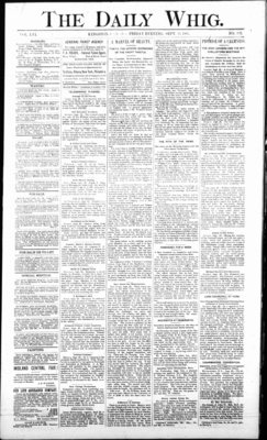 Daily British Whig (1850), 23 Sep 1887