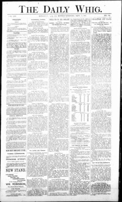 Daily British Whig (1850), 26 Sep 1887