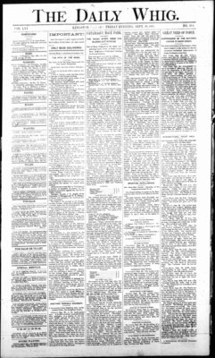 Daily British Whig (1850), 30 Sep 1887