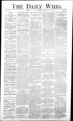 Daily British Whig (1850), 13 Oct 1887