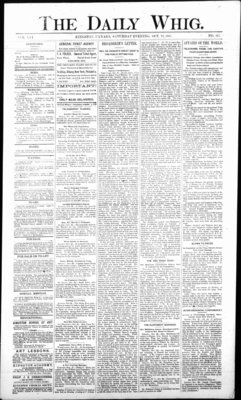 Daily British Whig (1850), 22 Oct 1887