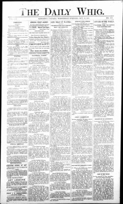 Daily British Whig (1850), 26 Oct 1887