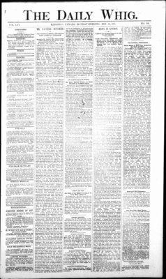 Daily British Whig (1850), 14 Nov 1887