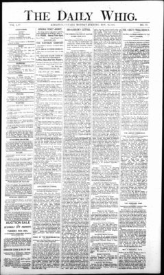 Daily British Whig (1850), 28 Nov 1887