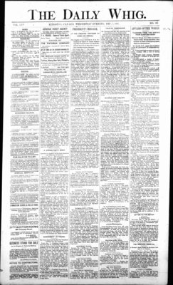 Daily British Whig (1850), 7 Dec 1887