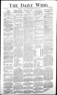 Daily British Whig (1850), 20 Dec 1887