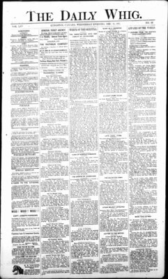 Daily British Whig (1850), 21 Dec 1887